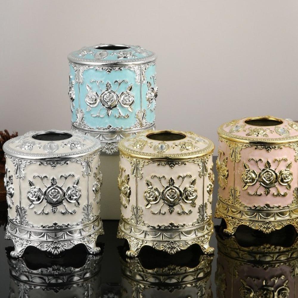 Пластиковый держатель для бумаги Изысканная декоративная коробка Креативная настольная коробка для хранения Спальня