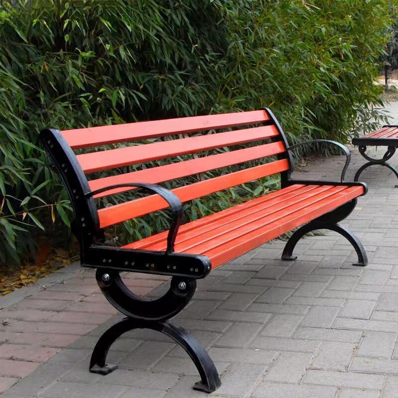 Outdoor Anti-corrosion Wood Park Bench