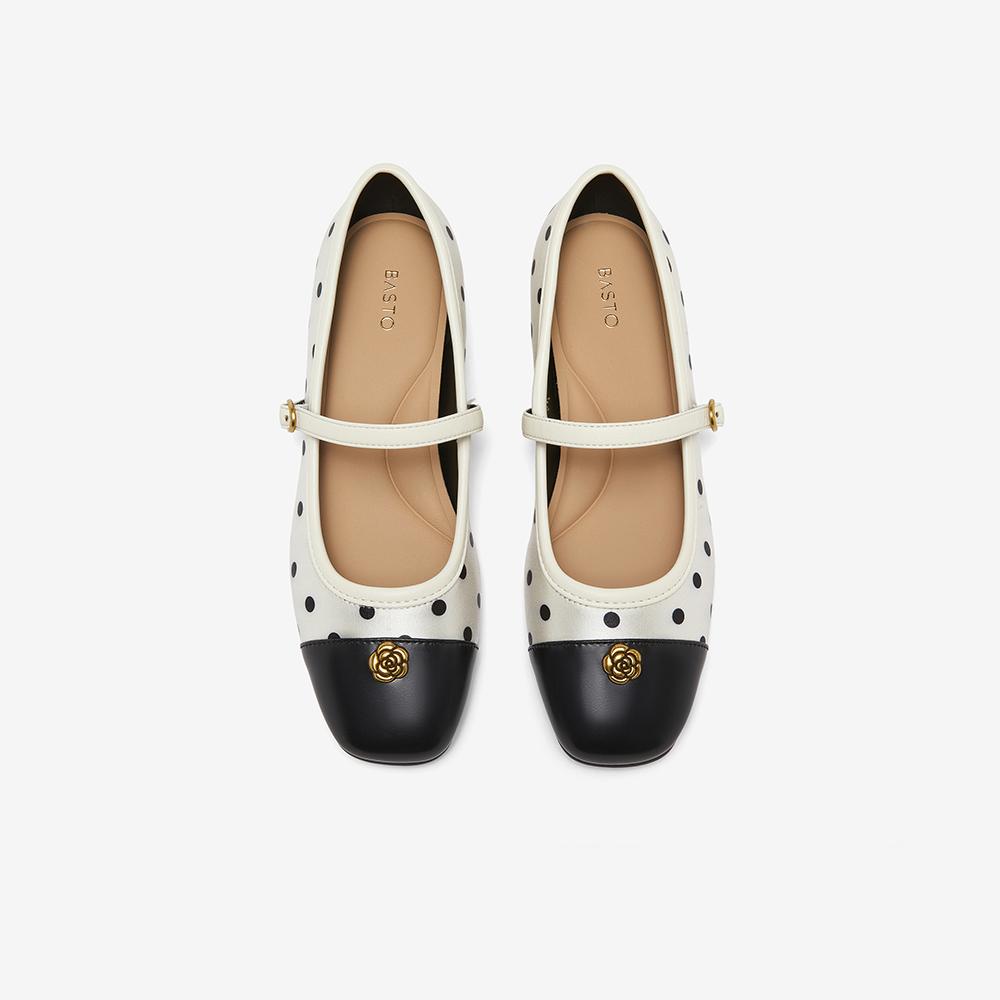 Best 26 Autumn Mary Jane Shoes Fashion Retro Small Fragrance Shallow Mouth Women's Single Shoes U2619CQ6