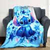 Customiz Name Personality Stitch Blanket Soft &Warm Sofa Office Bed Travel Lunch Break Blanket, Gift Suitable All Seasons