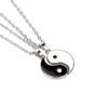 Chinese Style Tai Chi Bagua Yin Yang Pendant Necklace Set Unisex