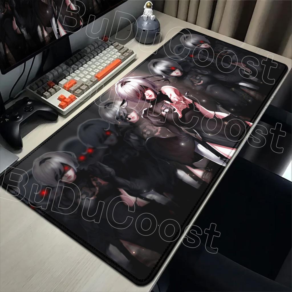 E-sports Pretty NieR:Automata 2B Mouse Pad Large Rubber Tablepad PC Game Mousepad Laptop Deskmat Non-slip Computer Keyboard Mat