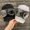 Vintage Baseball Cap With Sunglasses Washed Cap New Dad Hat  Summer