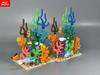 Конструктор MOC Морские животные Водные растения Тюлень Морская звезда Коралл Ракушка Игрушки Для Детей Развивающие Строительные Блоки Пластиковые Игрушки