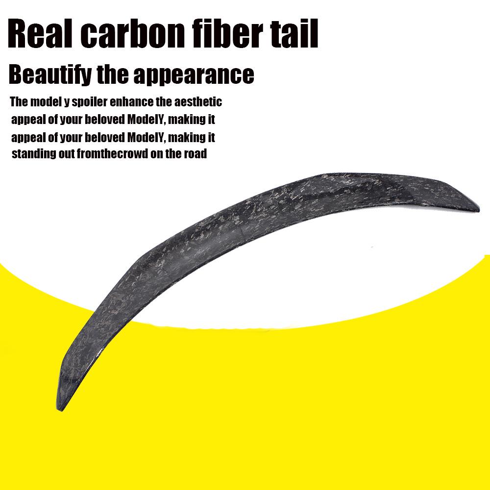 Tesla Model 3 Forged Carbon Fiber V-Style Exterior Spoiler