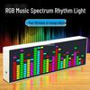 Ослепительные RGB светодиодные часы с подсветкой, активируемые звуком, с голосовым управлением