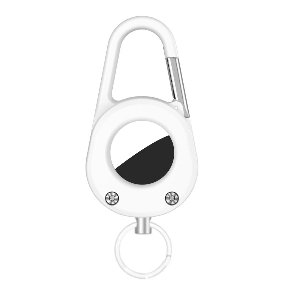 Держатель-брелок с карабином для Apple Airtag Bluetooth-трекера Защитный для ключей Сумки Ошейника собаки Багажа Зажим-клипса от потери