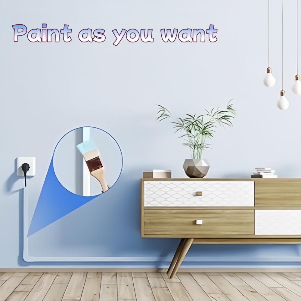 4/2/1pcs Self adhesive Under Desk Cable Management PVC Power wire hider Strip Cord Holder wire Organizer Cable Raceway
