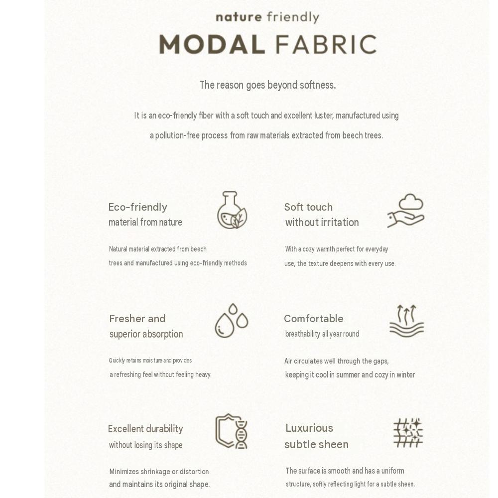 Pure Modal Triple-Layer Baby Blanket for All Seasons