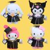 Восхитительная плюшевая игрушка на выпускной с шапочкой Hello Kitty, ультрамягкий короткий плюш, 25 см, очаровательная тематика Sanrio