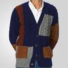 Cardigan Sweaters for Men V Neck Long Sleeve Cable Knit Button Down Cardigans With Pockets Fall Winter Sweater Jackets Men's Casual Knitted Outwear