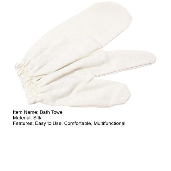 Шелковая массажная перчатка Удобная Простая в использовании Многоразовая Быстросохнущая Демонстрационная Перчатка Многофункциональная