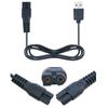 Кабель для зарядки USB для электрической бритвы для домашних животных, шнур питания, зарядное устройство, электрический адаптер для C6/C7, линия для зарядки триммера для волос, запасные части
