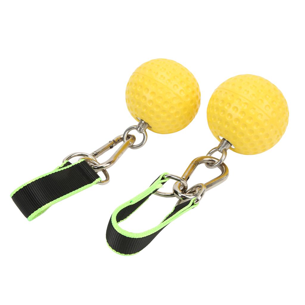 Climbing Pull Up Hand Grips Ball Set with Webbing Buckle Fitness Non Slip Arm Strength Training