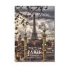 Париж, Эйфелева башня, плакат «Четыре сезона», знаменитый французский пейзаж, картина маслом, современная мебель для дома