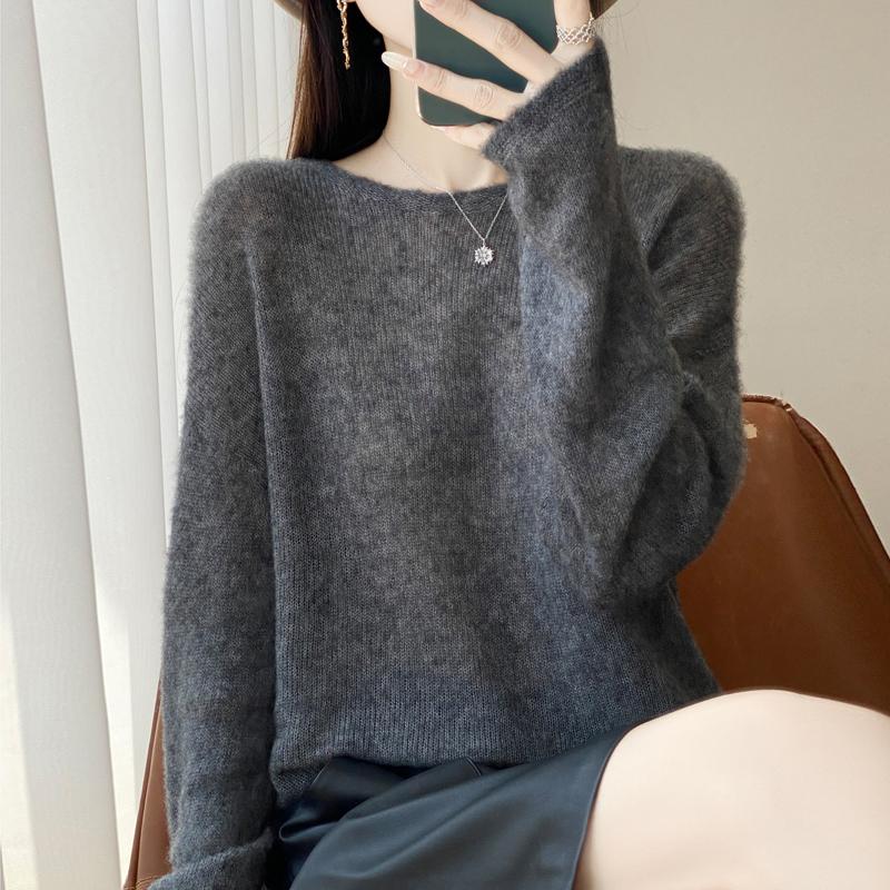 Женский кашемировый свитер Qinghe кашемир 30% кашемир 70% шерсть осенне-зимний пуловер теплый и модный