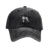 Spring hard cartoon puppy embroidery baseball cap washed old fashion versatile cap outdoor visor tide