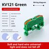 10Pcs KV121 Push-in Quick Terminal Block Din Rail Connector Universal Compact Fast Electrical