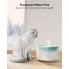 71 oz/2.1L Ultra Quiet Pet Water Fountain for Cats Inside BPA-Free Cat Fountains for Drinking with 2 Flow Modes Water Dispenser