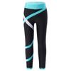 Kids Girls Sportswear Colorblock Leggings Stretchy  Pants for Skating Gymnastic Yoga Workout Fitness