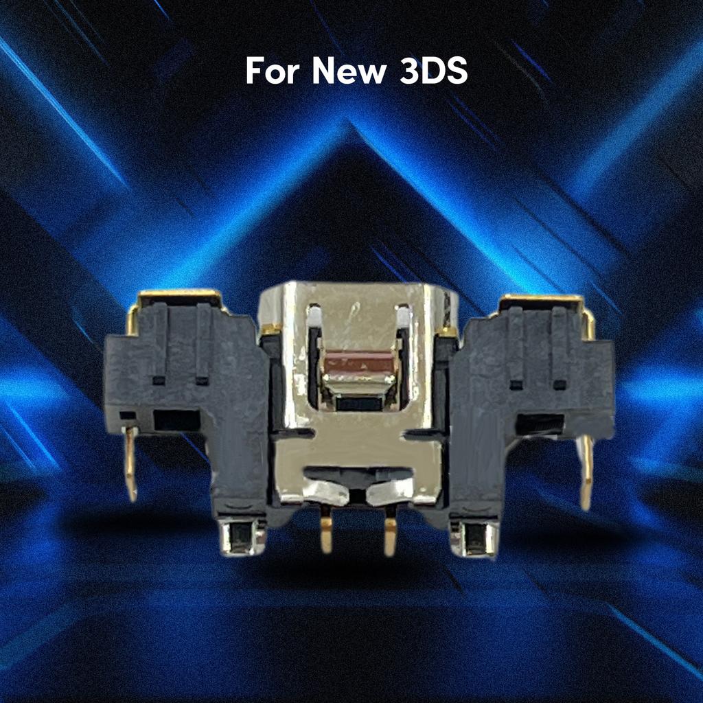 Прочный металлический разъем питания для зарядки консоли New 2DS XL 3DS 3DS XL/LL, разъем-заглушка, сменный порт