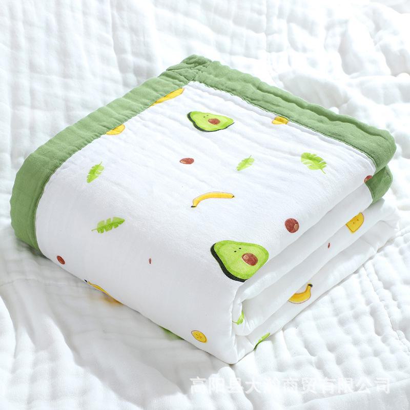 A-Class Soft Infant Cotton Gauze Bath Towel & Blanket, Six-Layer, Universal for All Seasons.
