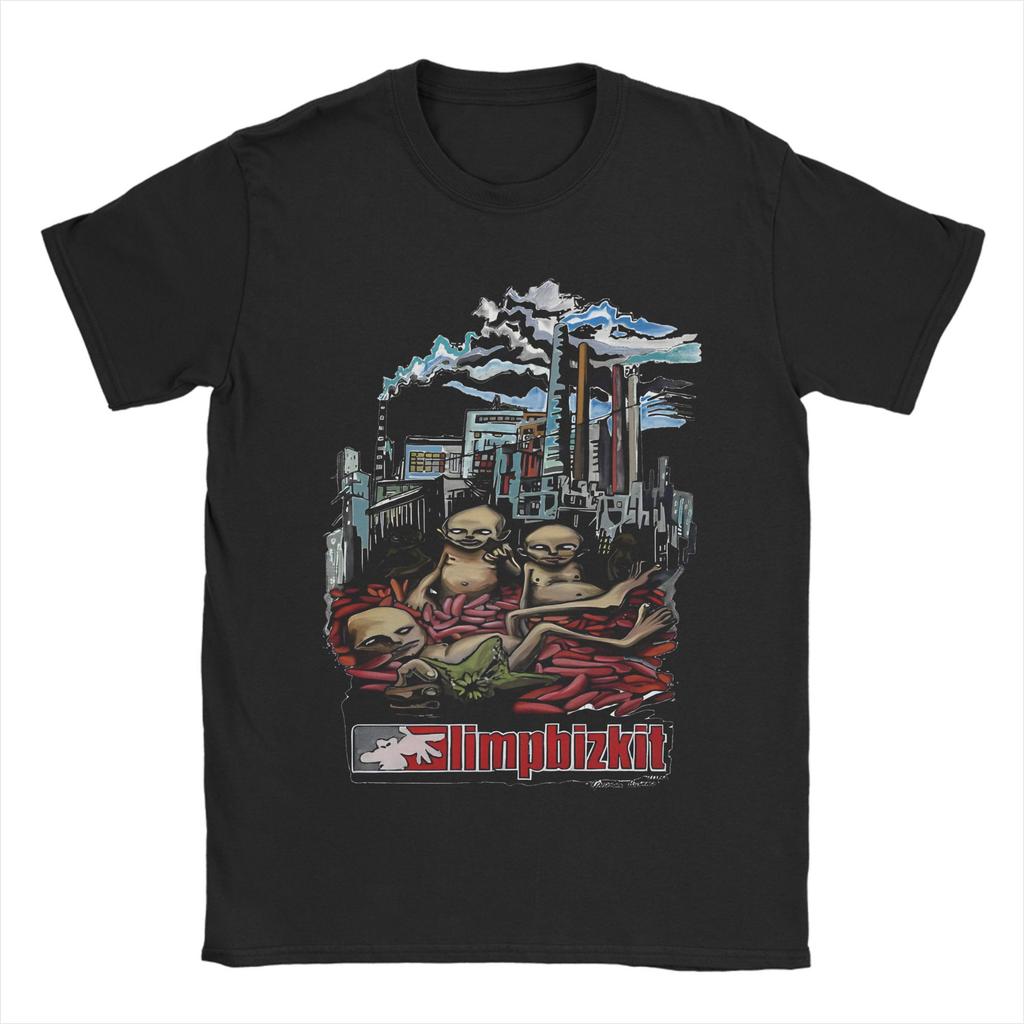 Футболки с принтом Limp Bizkit Мужские Женские Хлопок Футболка Одежда