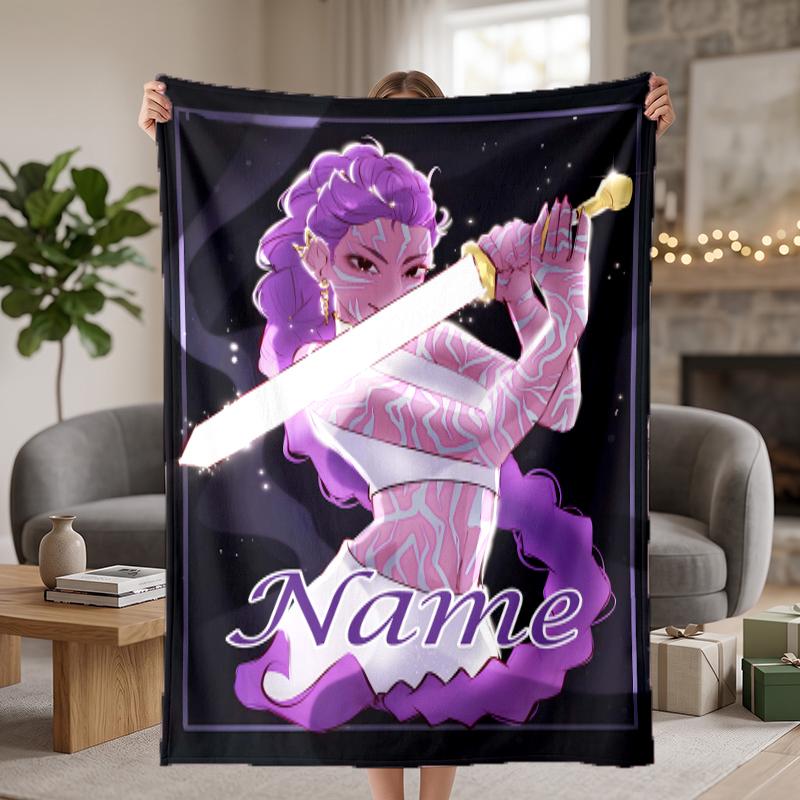 rumi Custom Flannel Blankets Soft Warm Cozy Throws for Home Decor Holiday Gifts