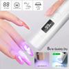 Rechargeable USB Mini UV Led Nail Lamp, Resin Curing UV Light Mini Nails Dryer Portable Mini UV Led Lamp for Nails Gel Polish