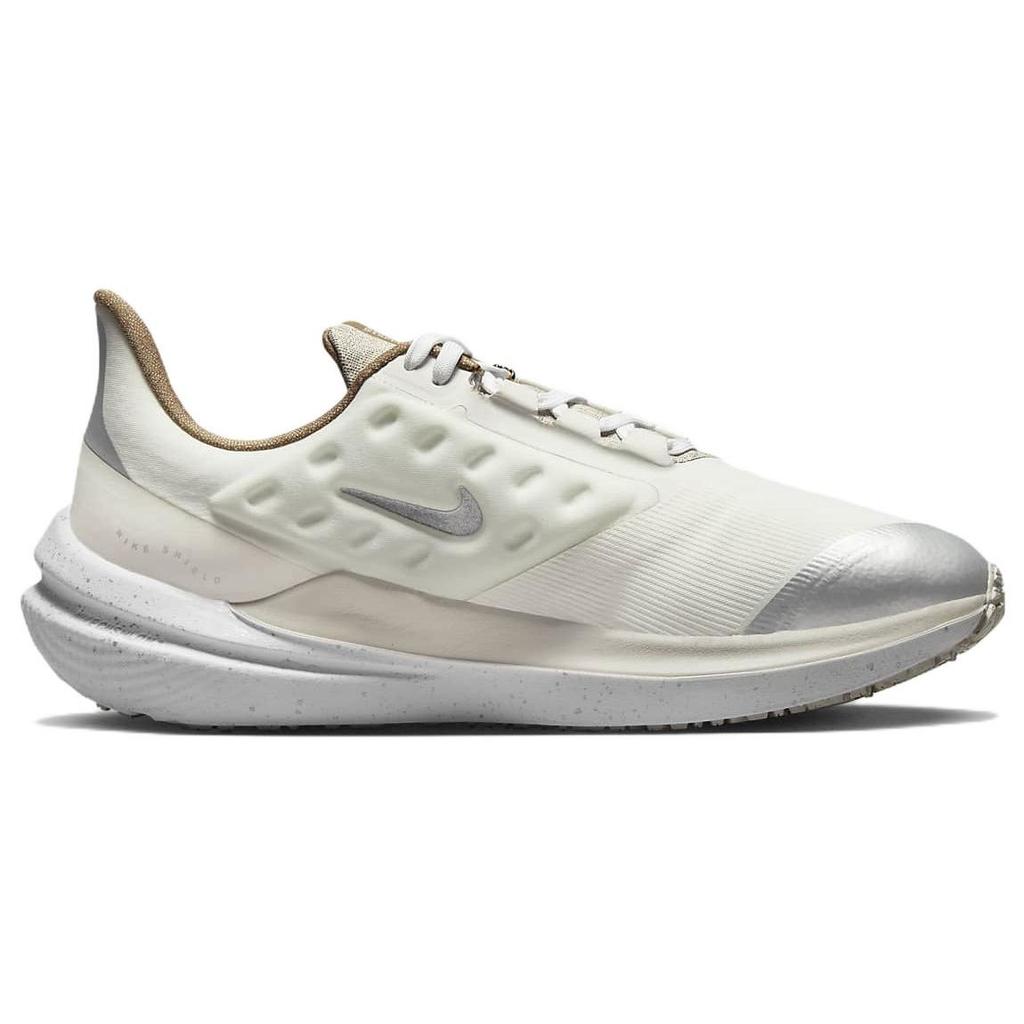 Nike Air Winflo 9 Shield Bling Women Sneakers Cream Sail Metallic-Silver FB1863-101