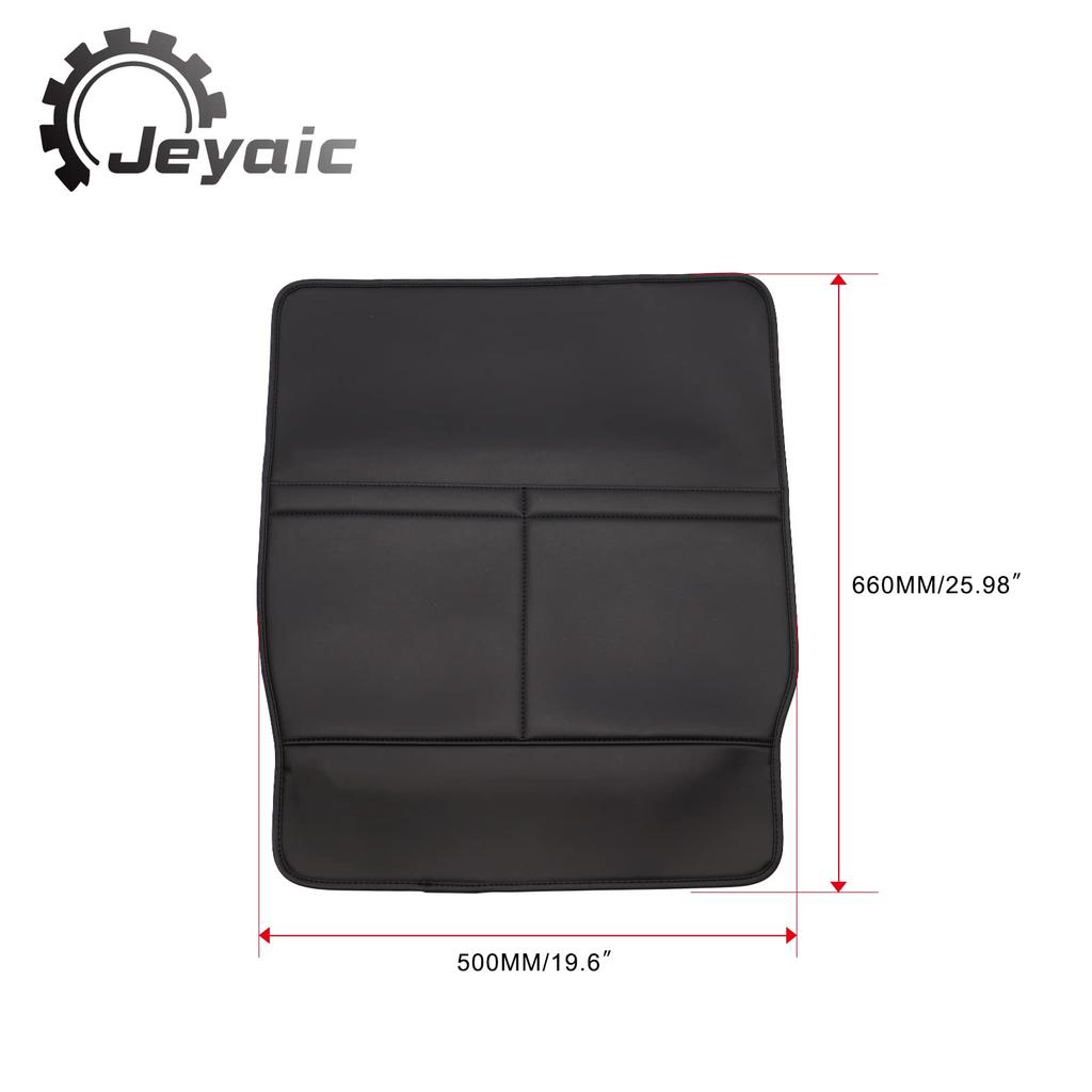 Jeyaic Kick Guard Seat Covers for Toyota Kick Mats with Storage Pocket for Dirt Easy Set of 2 Alphard/Vellfire (30 Series) - Mats, Stain-Resistant,
