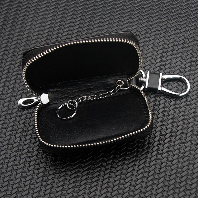 XWQP2 For BMW Leather Car Key Case Protection Auto Key Bag Key Chain Cover For BMW M M3 M5 X1 X3 X5 X6 E90 E91 E92 E93 M3 E60