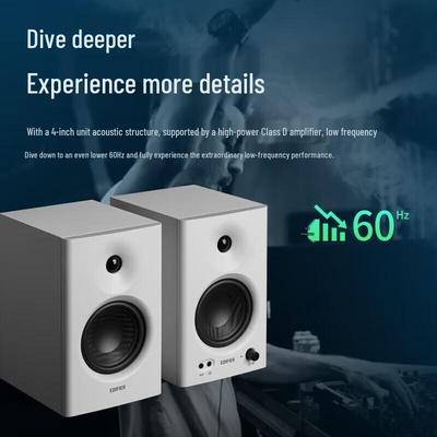 Edifier MR4 HIFI Активные студийные мониторы Настольные колонки CN вилка (адаптер в комплекте)