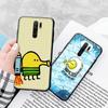 Черный чехол для Xiaomi Redmi 13C Note 9 iPhone XR 7 8 14 15 11 12 13 X XS Pro Max Samsung A25 S23 S24 FE Ultra Plus Doodle Jump