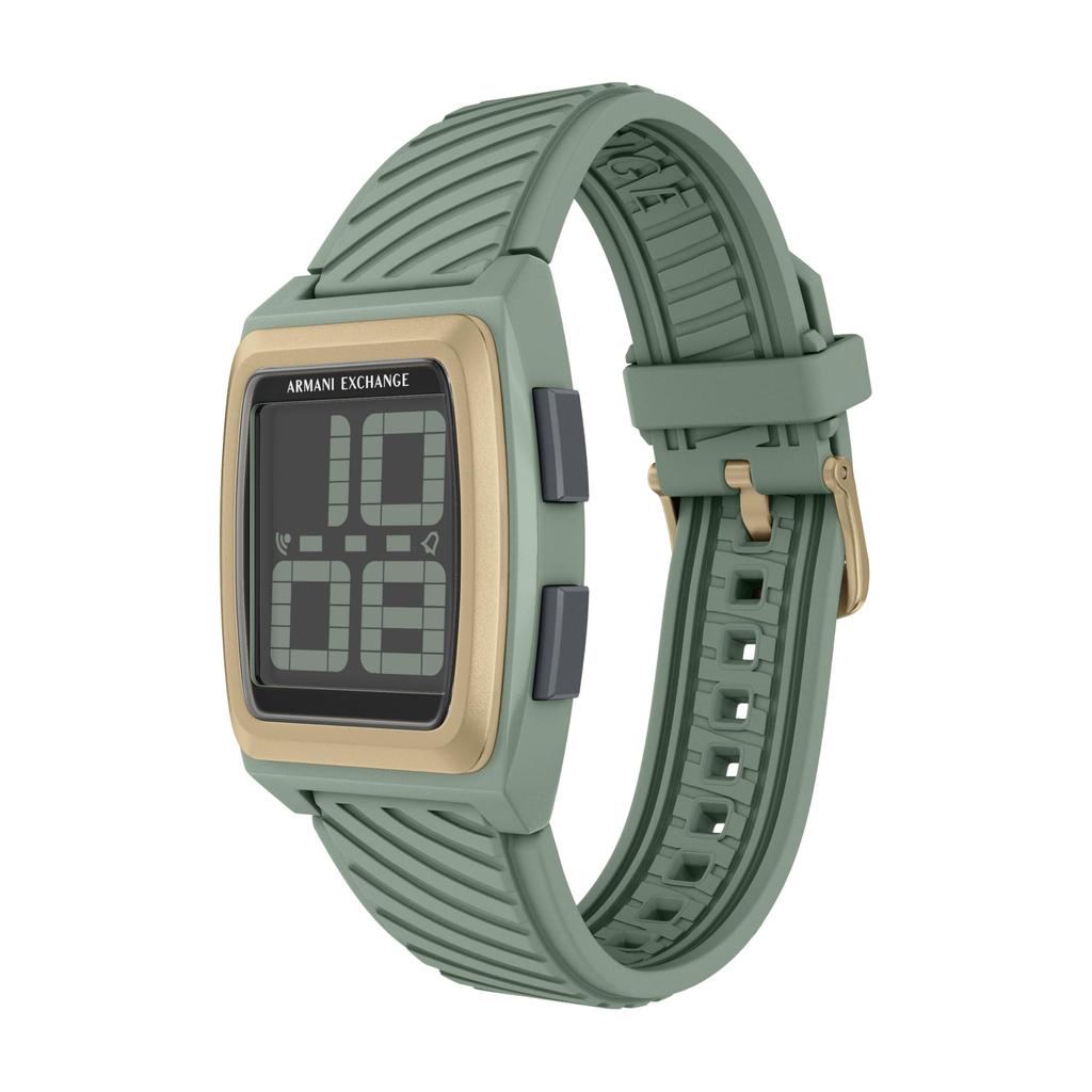 Мужские цифровые силиконовые часы Armani Exchange AX2969