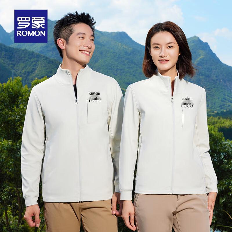 ROMON Unisex Business Casual Customizable Half-Zip Sweatshirt