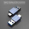 Правый преобразователь типа C в USB, угол 10 Гбит/с, OTG Mini, универсальная передача данных, тип C, штекер