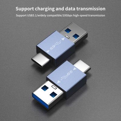 Правый преобразователь типа C в USB, угол 10 Гбит/с, OTG Mini, универсальная передача данных, тип C, штекер