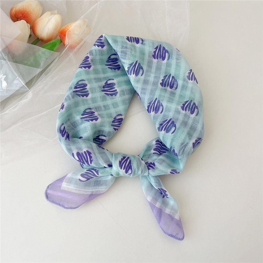 Маленький квадратный шарф из хлопка и льна, шелковый шарф, женский, весна и осень, новый стиль, художественный и универсальный, модный, темпераментный шарф-повязка на голову