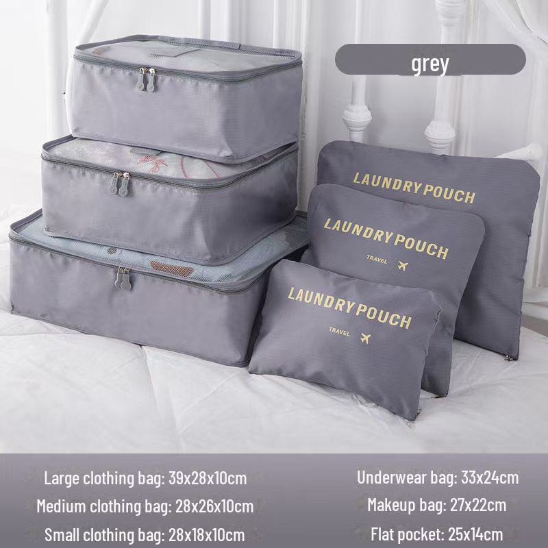 Travel Packing Organizer Bag for Clothes, Shoes, Underwear - Suitcase Storage