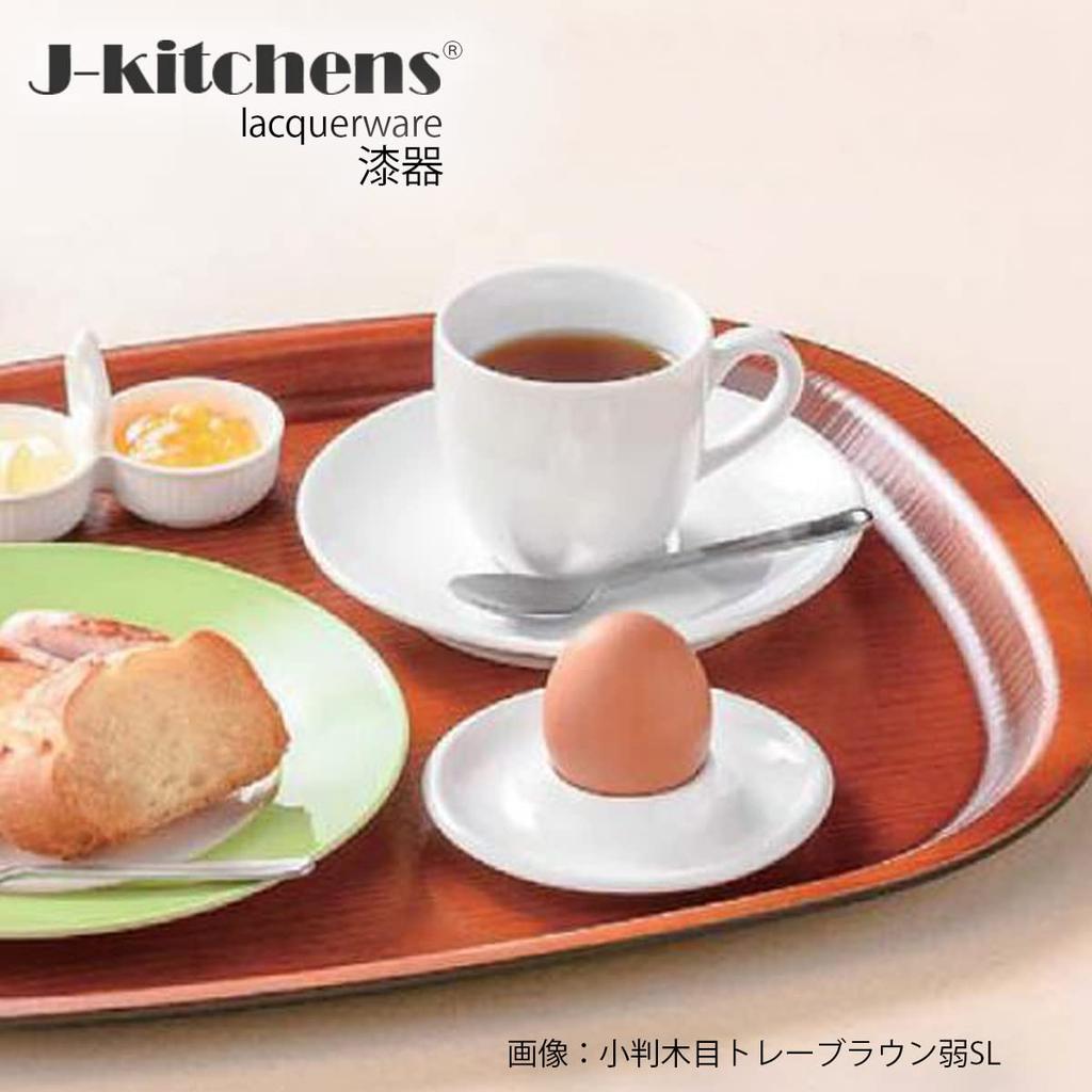 Сделано в Handy Oval Wood Olive Light S x x J-kitchens Подставка, Поднос, Япония, Предмет, 2-Shaku Зерно, Коричневый, (36см 28.7см 2.1см)