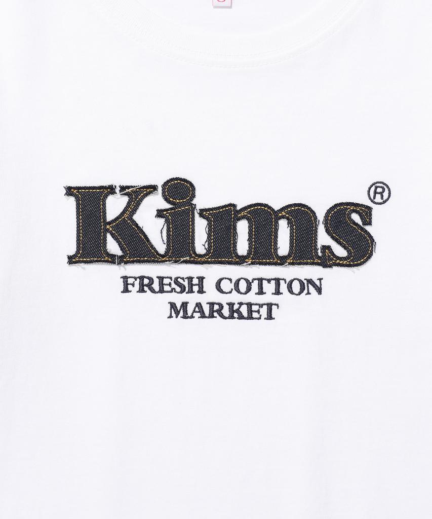 Kimseupeulesikoteunmakes Футболка с аппликацией Bam Denim Белый