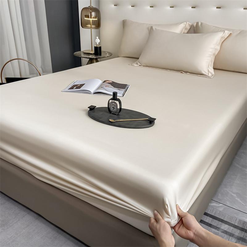 Набор из 3 шт., 100% бамбуковый чехол для матраса, наматрасник, простыня с резинкой, простыня, 1000 нитей, размер Queen King Size