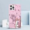 Мягкий чехол Danganronpa Anime для iPhone 16 17 Air 15 14 Pro Max 16E Чехол для телефона 13 Mini 12 11 7 SE 8 С рисунком Подходящие чехлы 16 1