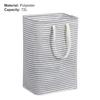 Корзина для белья, 72 л, в полоску, износостойкая, простая и удобная складная корзина для одежды