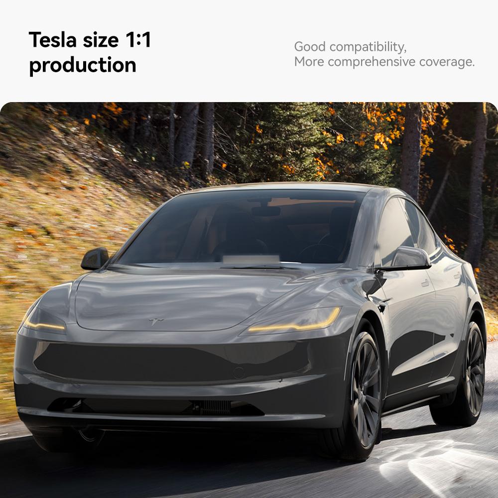 YZ For Tesla Model 3 Highland Headlight Tinting Protection Film Taillight Blackened Wrapping Car Pre Cut PPF Film Accessories