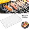 Reusable BBQ Roasting Rack Rectangular Baking Cooling Rack New Firewood Rack  Outdoor Barbeque Oven
