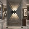 Warm Light LED Wall Sconce Minimalist Design Wash Wall Light Up and Down Light  Indoor and Outdoor