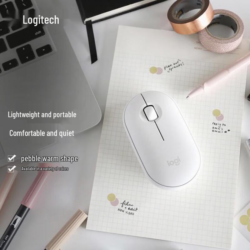 Logitech Беспроводная Bluetooth-мышь Pebble M350