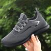 Мужская повседневная спортивная обувь, дышащие легкие кроссовки, уличные сетчатые черные кроссовки, спортивная обувь для бега, теннис, прогулочная обувь